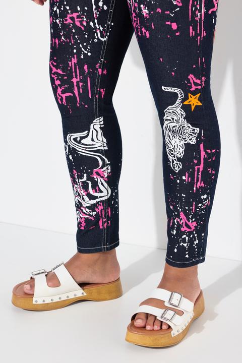 Produktbild Angel of Style Jeans, Slim Fit, Print-Mix, 5-Pocket (52)