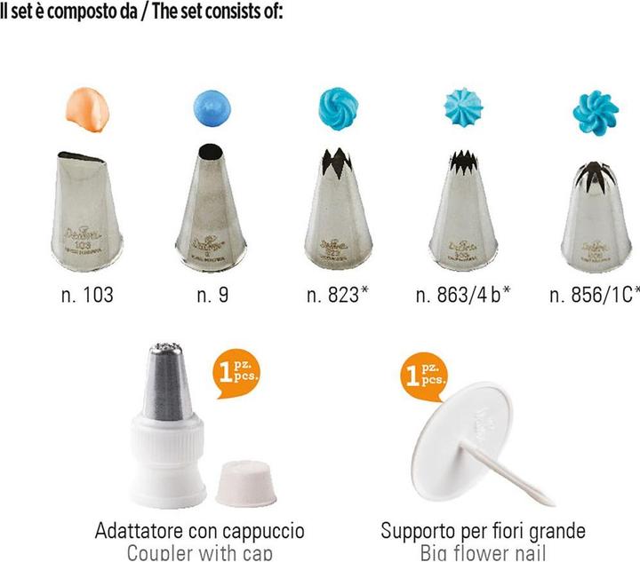 Image du produit Decora Set de douilles 7 pièces (Embout)