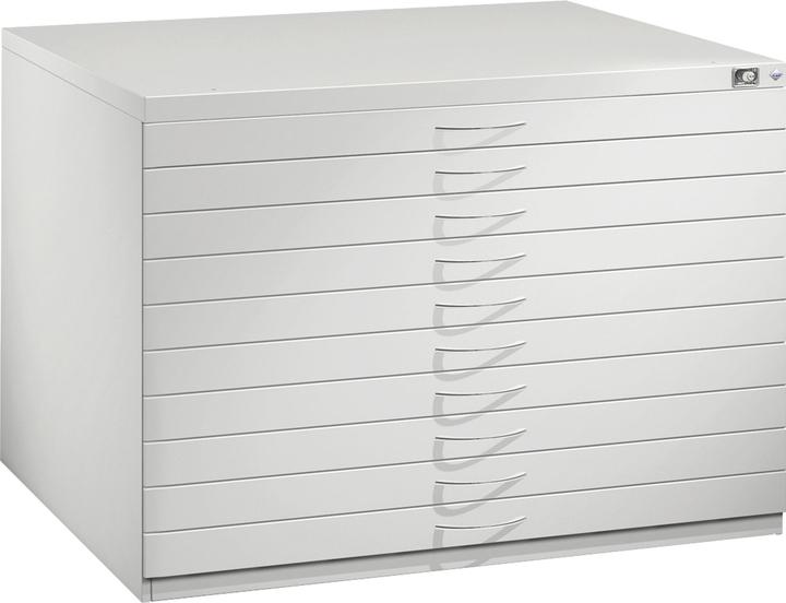 Produktbild C+P Flachablageschrank Serie 7100 7200 (110 cm, 76 cm)