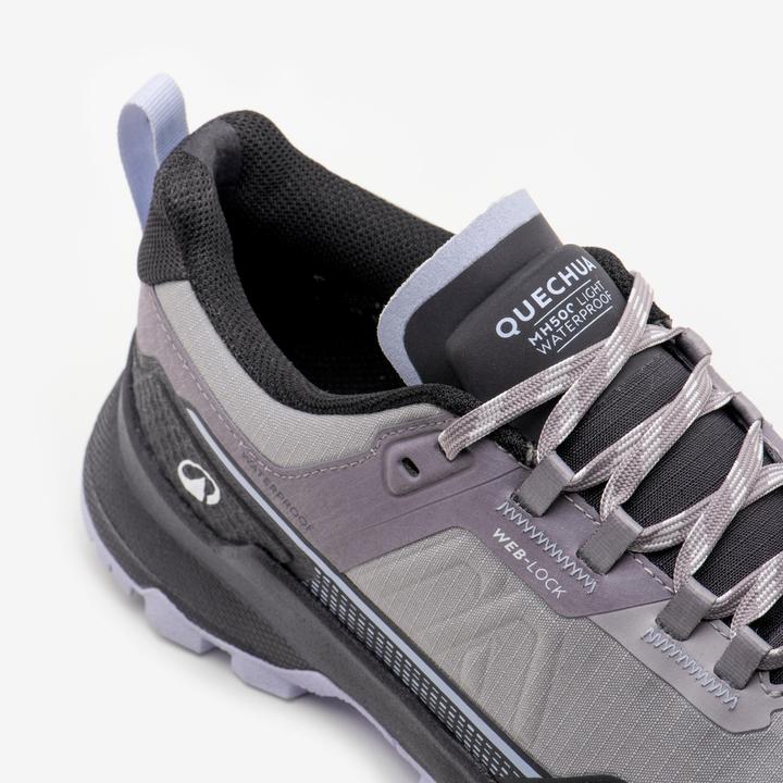 Produktbild Quechua Wanderschuhe Damen wasserdicht - MH500 Light grau (39)