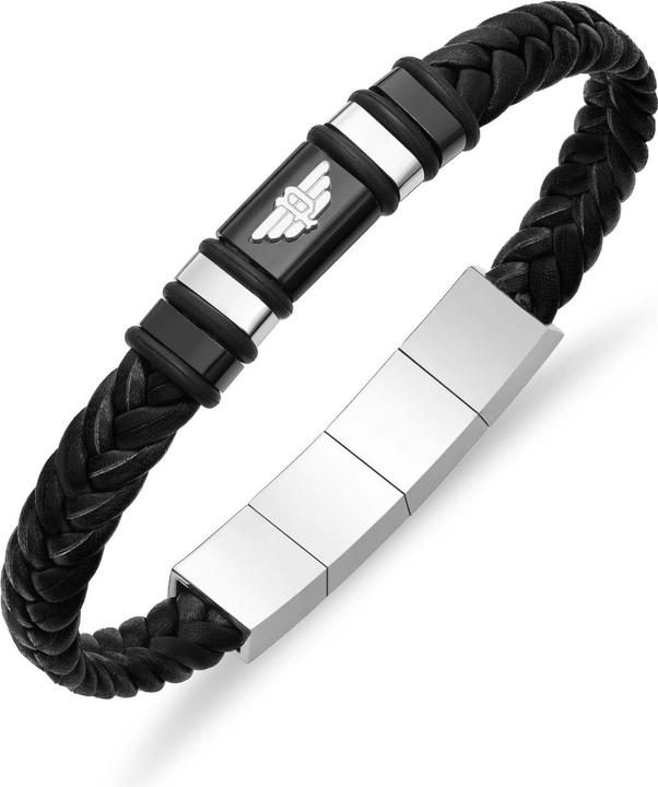Immagine prodotto Police Wavebreaker (19 cm, Cuoio, Acciaio inossidabile)