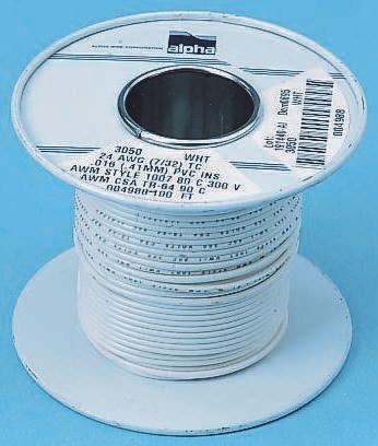 Image du produit AlphaWire FIL DE CABLAGE UL1061 (30.50 m)