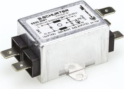 Produktbild Schurter EMV 1-Phasen Einbaufilter FMW-41 6A