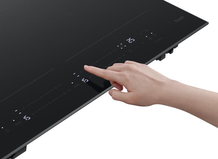 Immagine prodotto LG CBIZ2437B Piano cottura induzione 60cm, 7,4kW con limitatore, 4 zone, 2 flex, Wi-Fi (59 cm, Piano cottura a induzione)