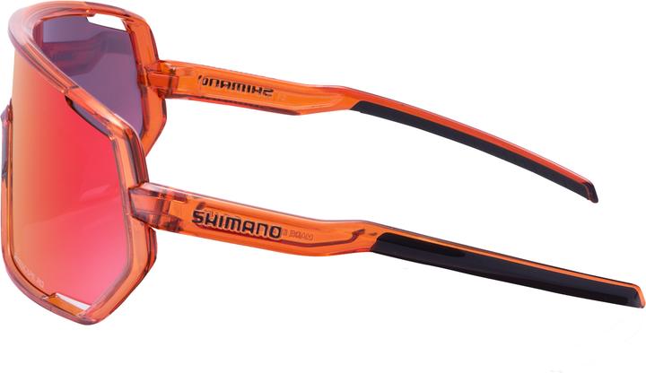 Actual product image Shimano Unisex Brille Technium BR (Mat Black, Transparent Brown, Photochromic, ridescape BR)