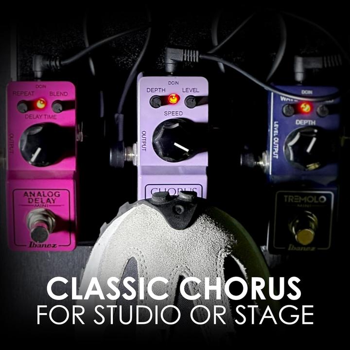 Actual product image Ibanez Mini Chorus effect pedal