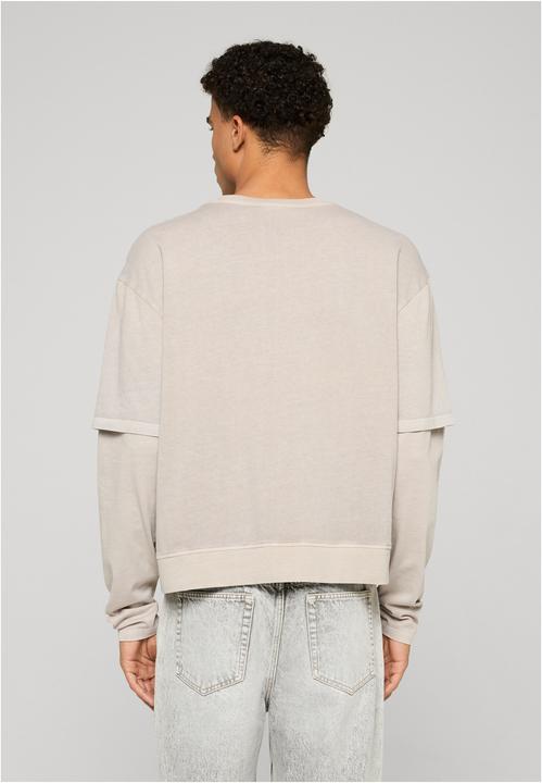 Produktbild Urban Classics Washed Double Layered Longsleeve cloud XL (XL)