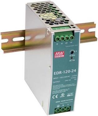 MeanWell 120W DIN Rail Panel Mount PSU 12 Vdc 10A