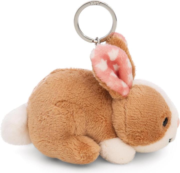 Actual product image NICI Hopsala rabbit keyring 10cm GREEN
