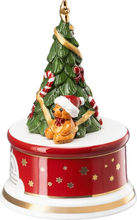 Image du produit Hutschenreuther Boîte à musique Chants de Noël Au pied du sapin les lumières s'allument petit D.9cm
