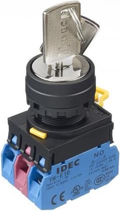 Produktbild Idec YW22mm KS 3P 45° spr ret left 2NO-1NC