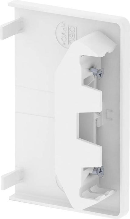Actual product image OBO Bettermann Parapet channel end piece (W x H) 70 mm x 110 mm 6274370 1 pc. pure white