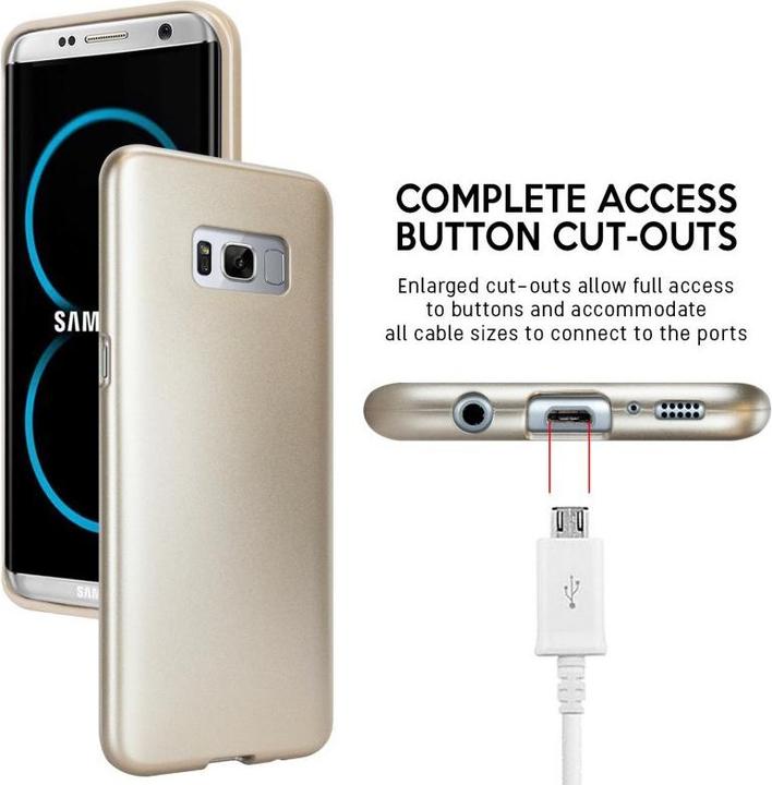 Produktbild I-Jelly - Samsung Galaxy S8 Hülle (Gold) (Samsung Galaxy S8)