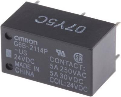 Produktbild Omron Industrial Automation Interfacerelais 24VDC 5A