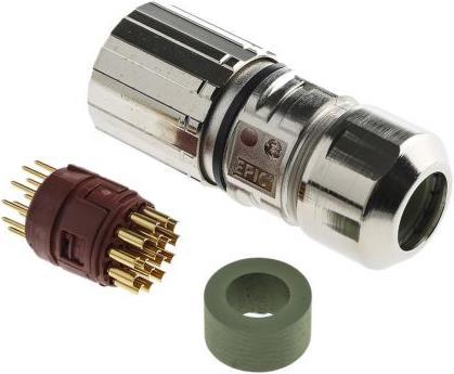 Produktbild Lapp M23D6 Kabelstecker m.Stifteinsatz 17-p.
