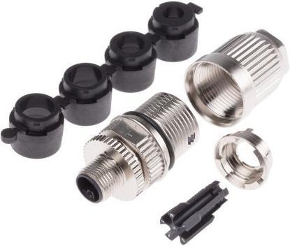 Produktbild Harting M12 Power Crimp male L-coded