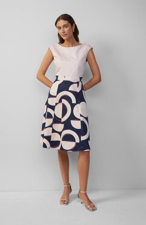 Actual product image S.Oliver Kleid Ausgestelltes Etuikleid aus Baumwollmix (40)