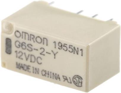 Produktbild Omron Industrial Automation Relais Pcb DPDT EN60950 2A 12Vdc