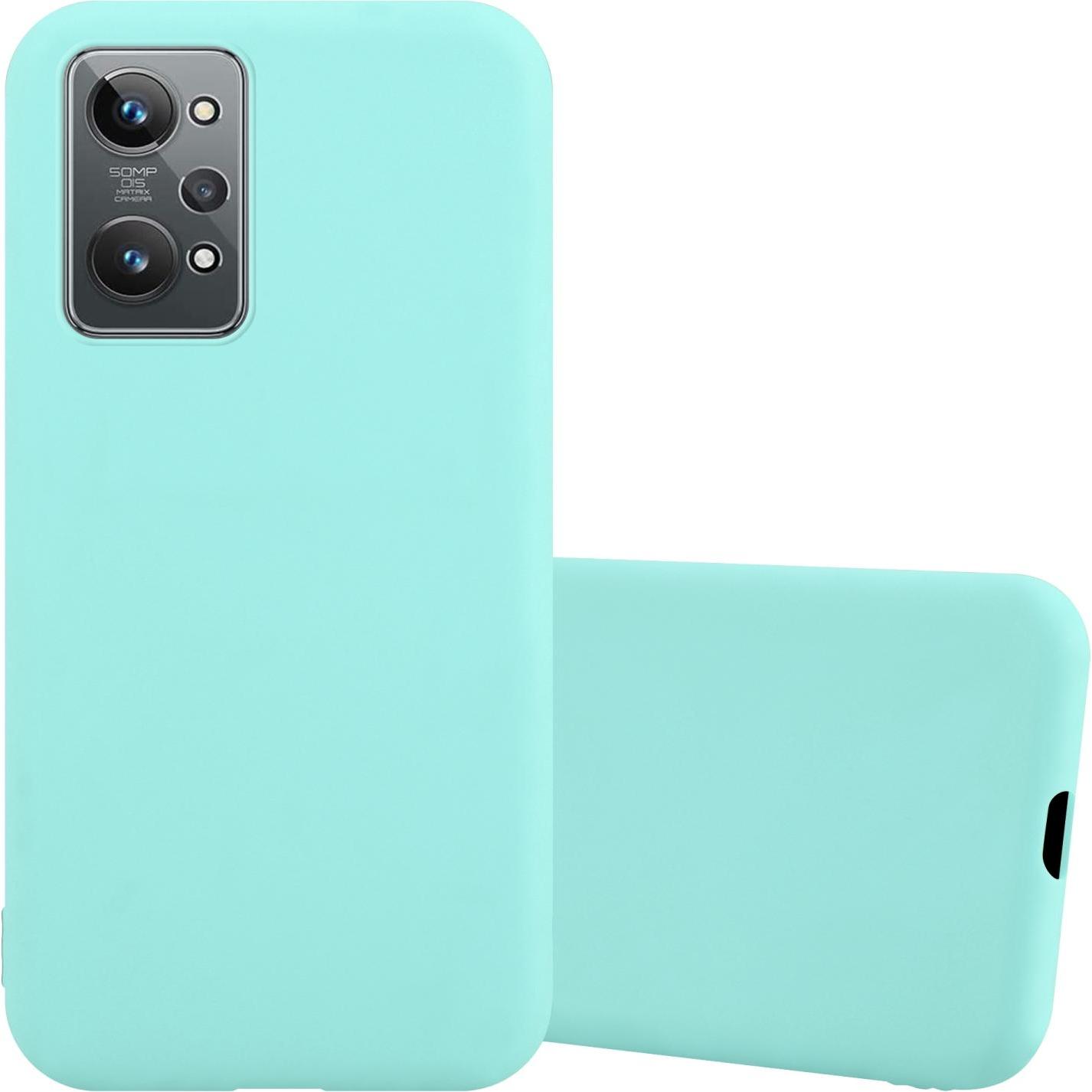 Cadorabo Stossstange TPU Candy (Realme GT Neo 2, Realme GT 2), Smartphone Hülle, Blau