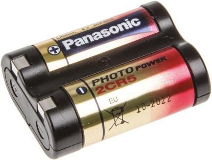 Produktbild Panasonic Lithiumbatterie 6V Grösse C2R5M (2CR5, 1400 mAh)