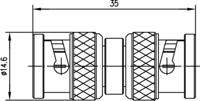Image du produit Telegärtner Adaptateur BNC Fiche BNC