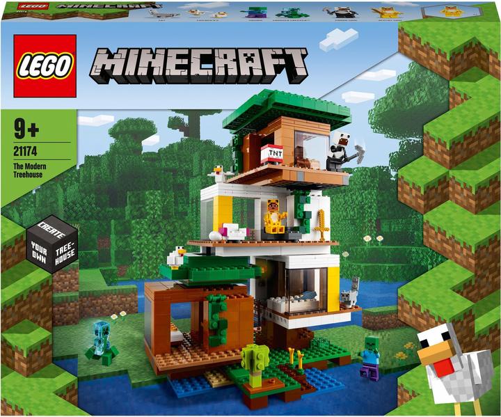 Immagine prodotto LEGO Minecraft 21174 La casa sull'albero moderna (21174, LEGO Minecraft)