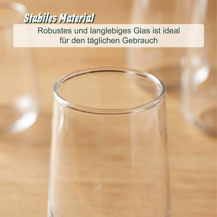 Produktbild Relaxdays 12-tlg. Trinkgläser-Set (12x)