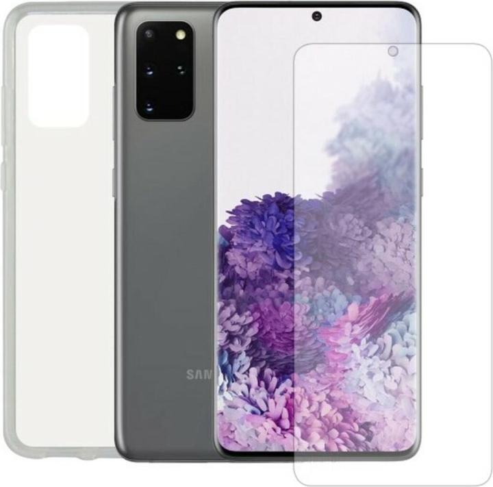 Immagine prodotto Contact Confezione Cover trasparente + protezione dello schermo in vetro Tempe 9h per Galaxy S20 Plus (Samsung Galaxy S20+)
