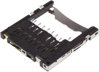 Produktbild Molex SD-Card Rahmen+Auswerfer SMD geschirmt