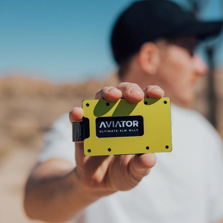 Actual product image Aviator Wallet slide, Galactic blu