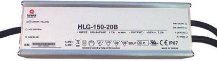 Produktbild MeanWell Netzteil geschlossen IP67 48V 3,2A 154W