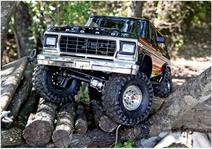 Produktbild Traxxas TRX-4 79 Ford Bronco schwarz/rot 1/10 Crawler RTR Brushed, Clipless, ohne Akku und Ladegerät (RTR Ready-to-Run)