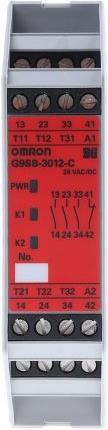 Produktbild Omron Industrial Automation Sicherheitsrelais,3PST-NO,2Kanäle,Reset