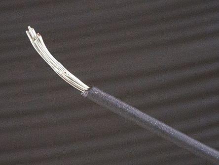 Produktbild AlphaWire Aderleitung EcoWire 24AWG Schwarz