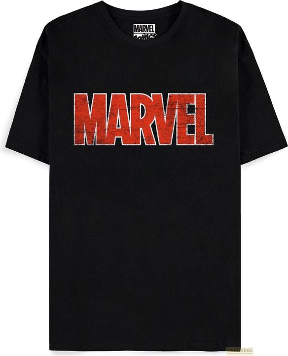 Actual product image Difuzed Marvel - Vintage Logo - Men's Short Sleeved T-shirt - S (S)