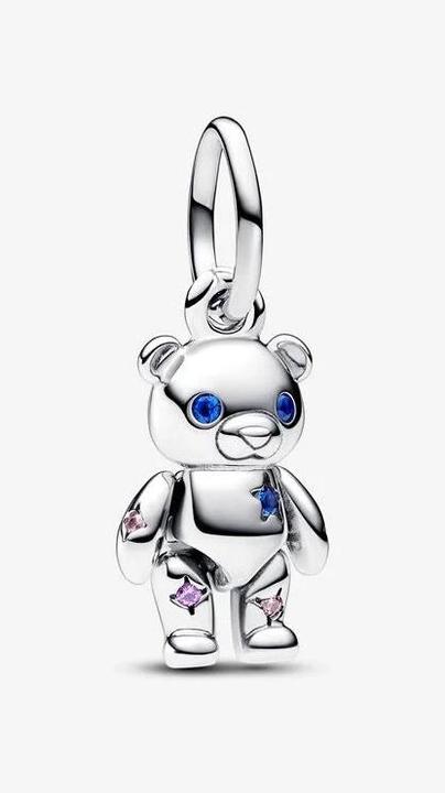Produktbild Pandora Beweglicher Baby Teddybär Charm (Silber 925)