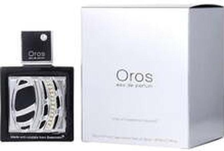 Actual product image Armaf Oros Eau De Parfum Spray for Men with Swarovski Elements Woody Spicy 2.9 Fl Oz (Eau de parfum, 85 ml)