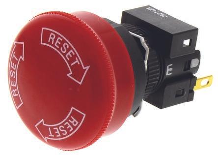 Produktbild Omron Industrial Automation Not-Aus,drehen für Reset,DPST-NC