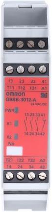Produktbild Omron Industrial Automation Sicherheitsrelais,3PST-NO,2Kan.,Reset