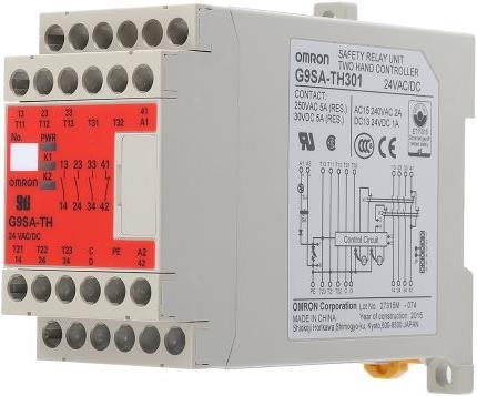 Produktbild Omron Industrial Automation Steuerrelais,Zweihand,3PST-NO,Typ IIIc