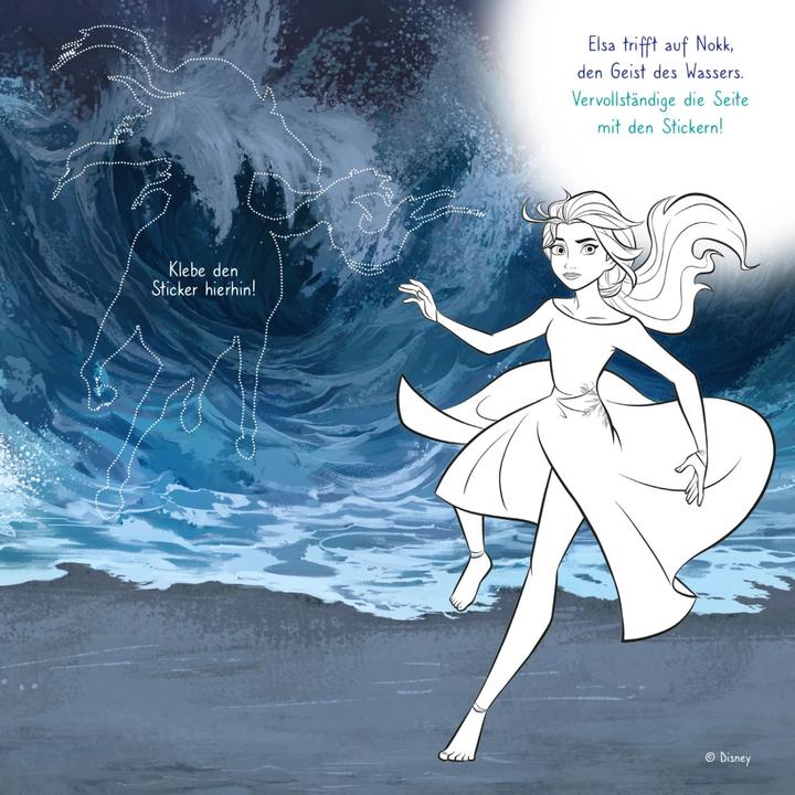 Actual product image Panini Disney Frozen 2: My favorite stickers to color