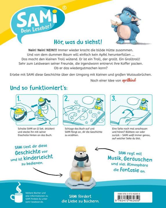 Produktbild Ravensburger SAMi - Der Grolltroll (Deutsch, Barbara van den Speulhof, 2022)