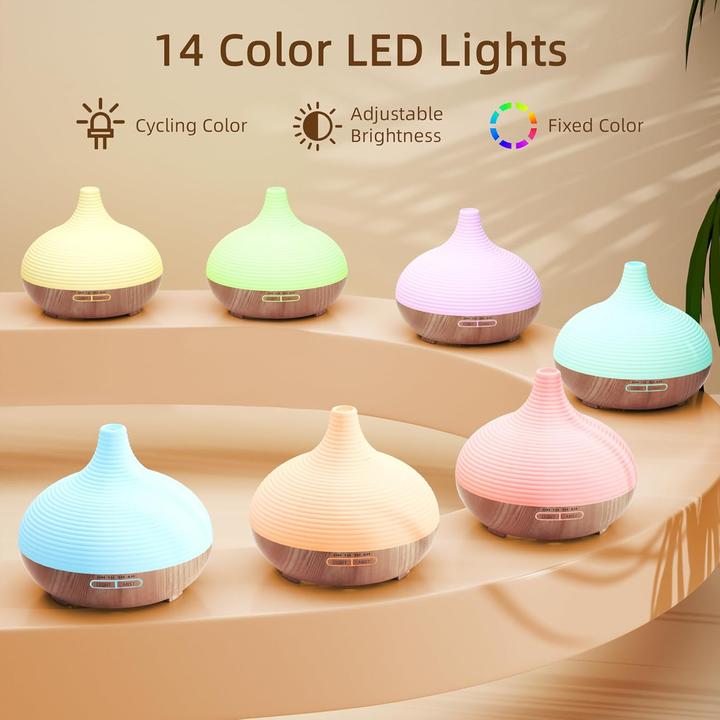 Produktbild Asakuki Aroma Diffuser mit LED Licht (300 ml)