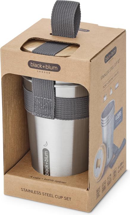 Produktbild Black + Blum Steel Cup Set - Edelstahl-Becher