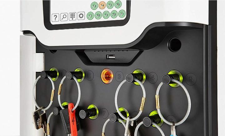 Image du produit Tesa Assa Abloy Composant pour système de gestion de clés, robuste et durable avec surface noire (Clé)