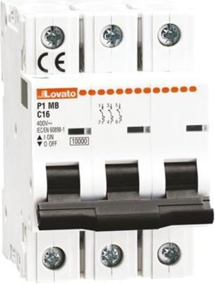 Produktbild Lovato Miniature Circuit Breaker 3p Curve D 4a