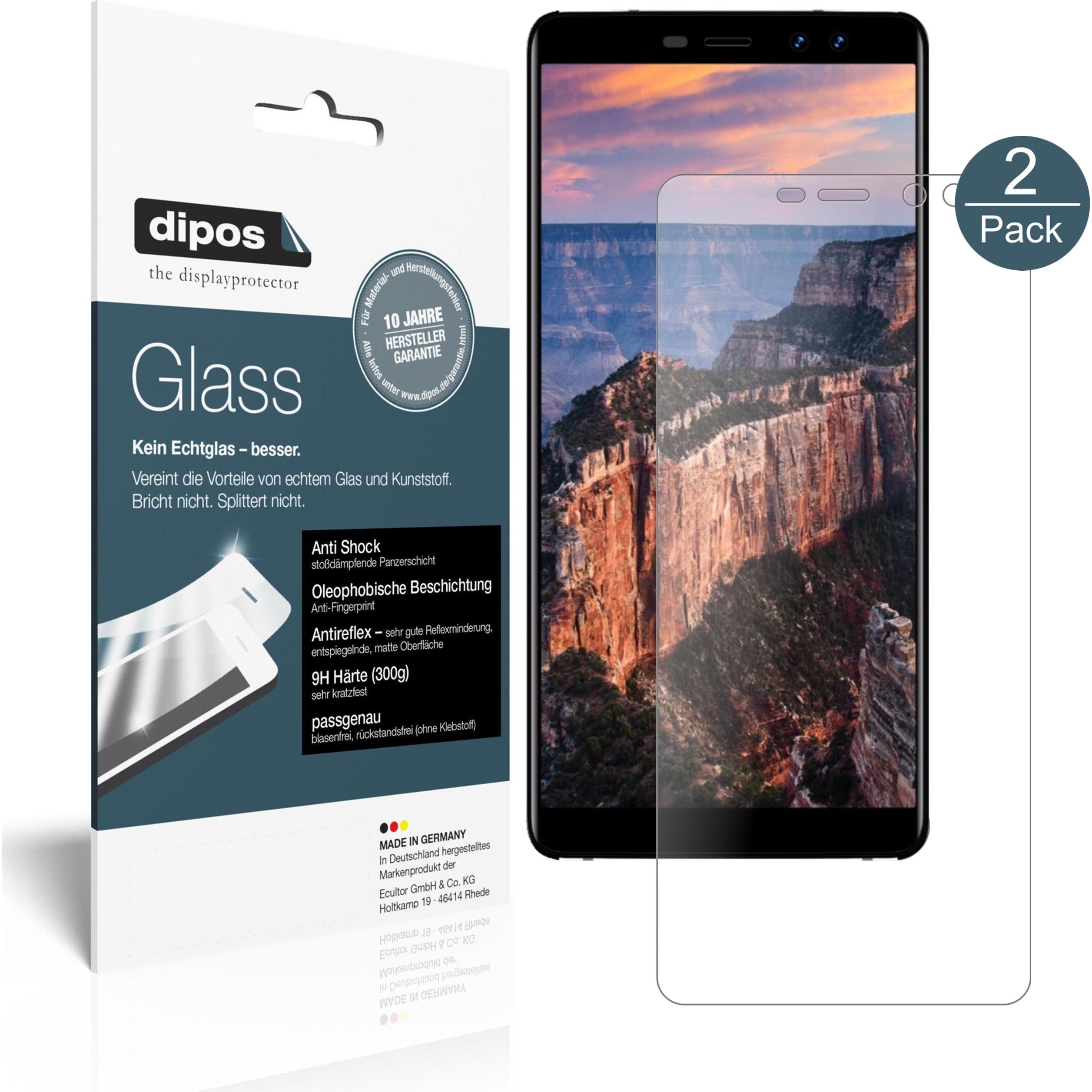 Dipos Displayschutz Anti-Shock (1 Stück, M-Horse Pure 1), Smartphone Schutzfolie, Transparent