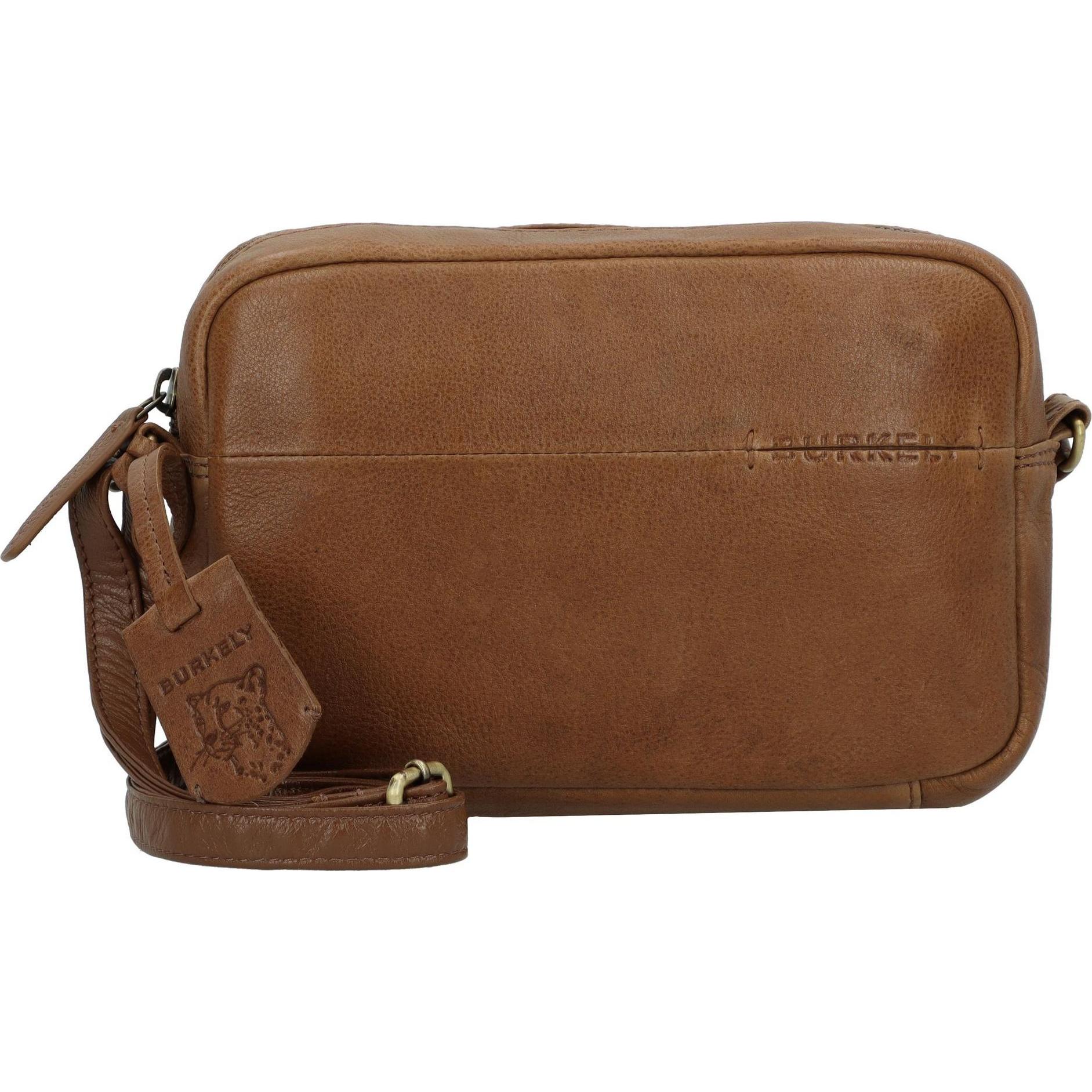 Burkely, Handtasche, Natural Norah Umhängetasche Leder 22 cm, Braun