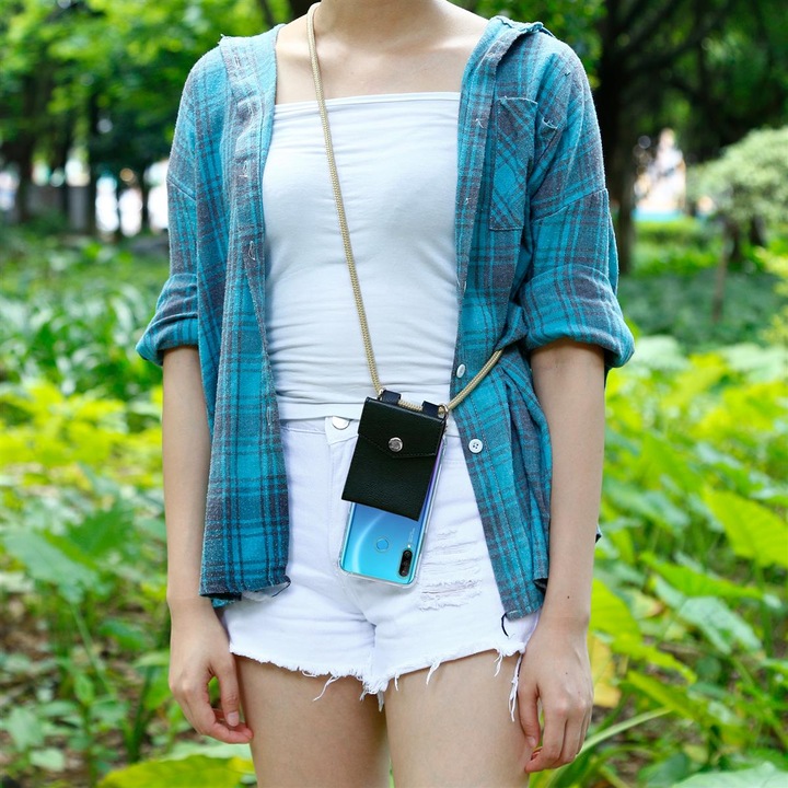 Produktbild Cadorabo TPU Handy Kette SILBER Cover