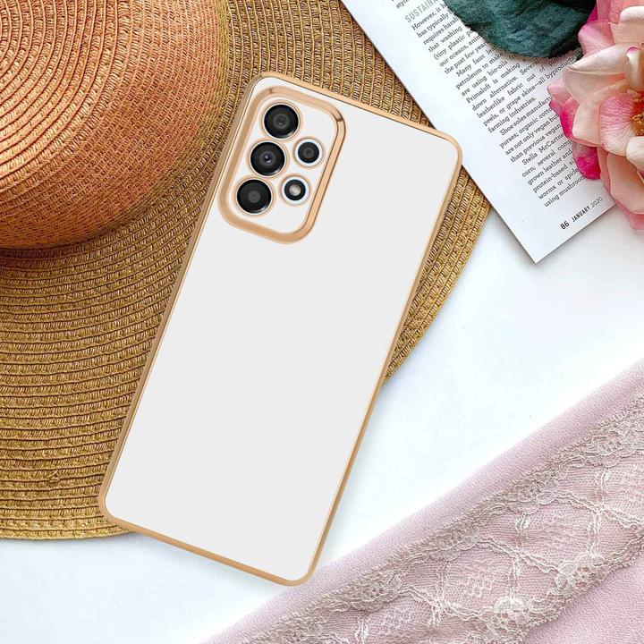 Produktbild Cadorabo Hülle für Samsung Galaxy A33 5G im TPU mit Kameraschutz LM130 Style (Samsung Galaxy A33 5G)